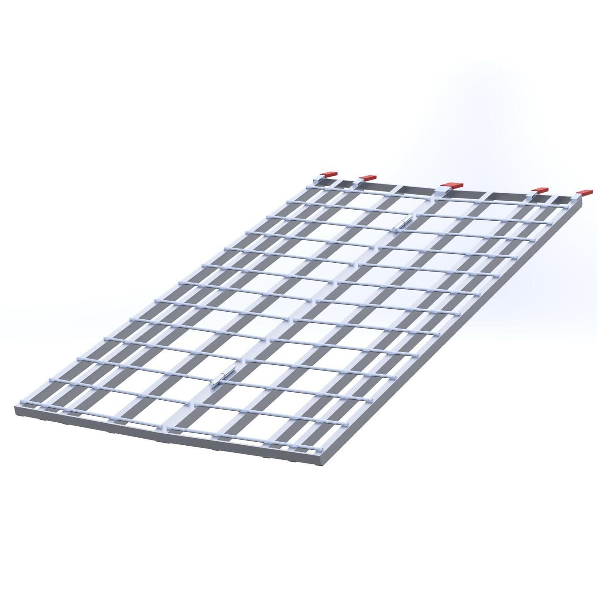 Five Star Manufacturing, Aluminum Bifold Ramp 6ft.10in.x44in.1500 lb, Capacity 1500 lb, Model# 744H